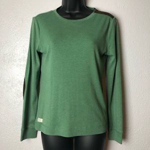 LAUREN RALPH Lauren green long sleeve zip Shirt M
